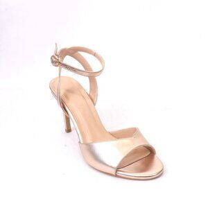 PHIL GATIÈR by REPO 45444 Gold Leather Heels Sandals